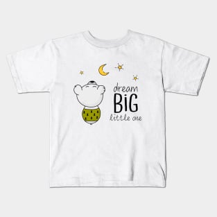 Little bear dreams Kids T-Shirt